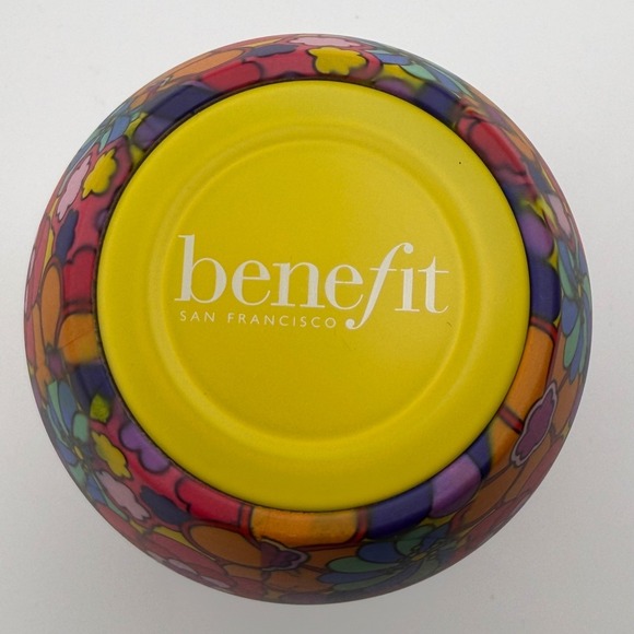 Wine Tumbler Floral Benefit Cosmetics San Francisco 2022 Branded Retro New - Picture 6 of 16